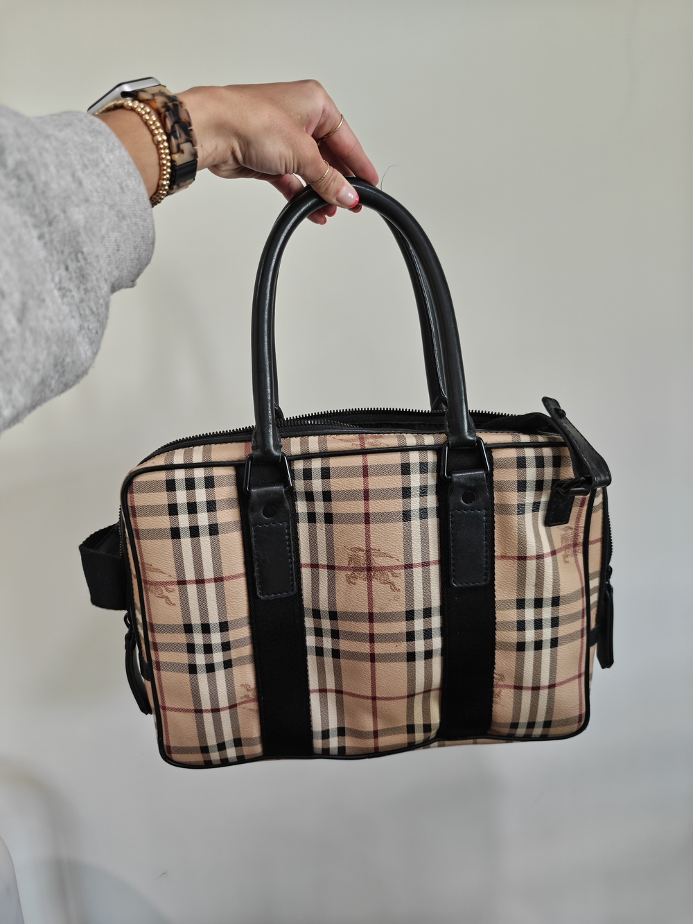 Vintage Burberry Messenger Bag